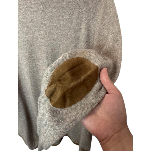 Repeat Silver Edition cowl neck mini sweater dress grey women's size M - Picture 5 of 7